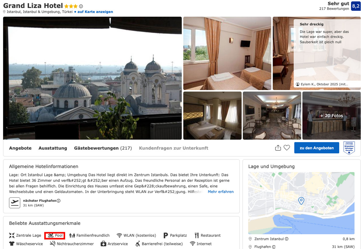 Hotel Grand Liza Istanbul