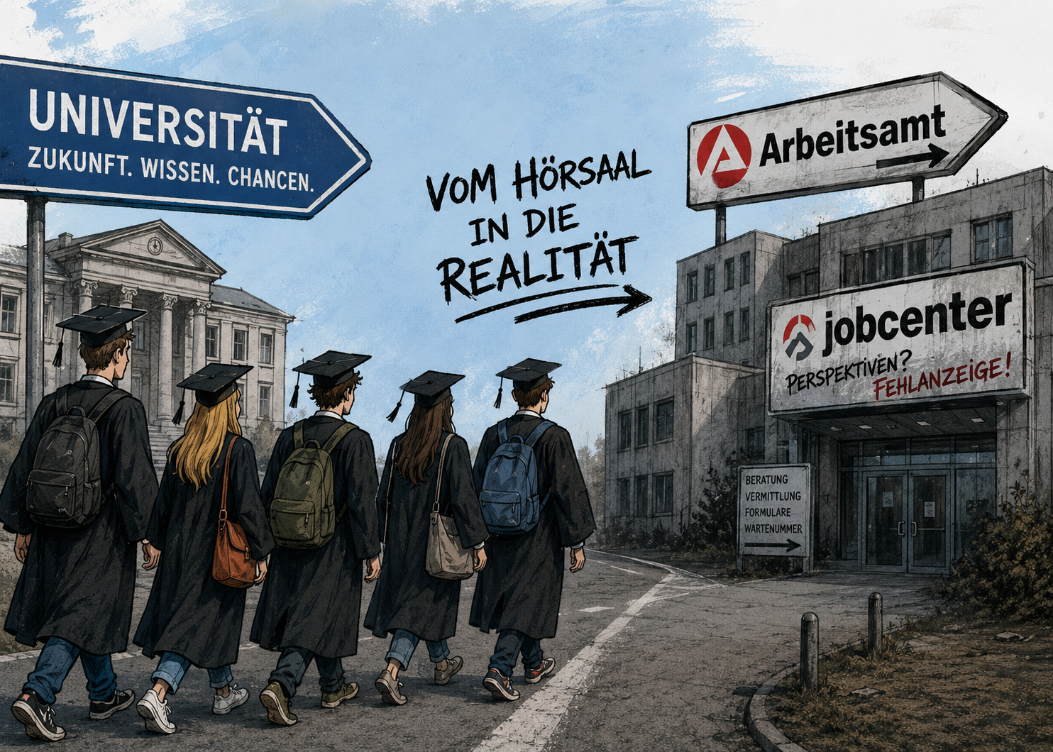 Von der Hochschule zum Soziafall